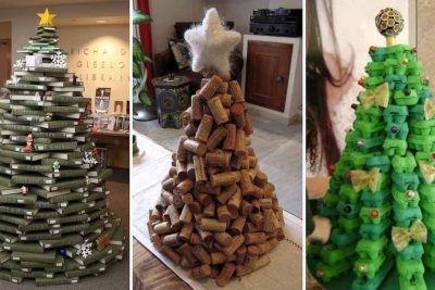 crea un arbol de navidad sostenible con estas 31 ideas de decoraciones recicladas