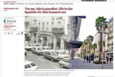 la ciudad espanola que prohibio los coches como cambio la vida en pontevedra galicia